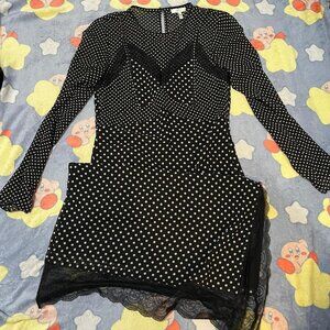 Joie Alamea polka dot midi dress